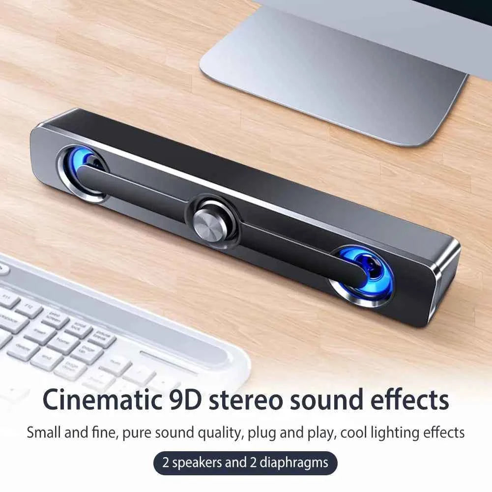 Salange SPKV111 Sound Bar (USB/AUX, 9D Stereo, 3W Output)