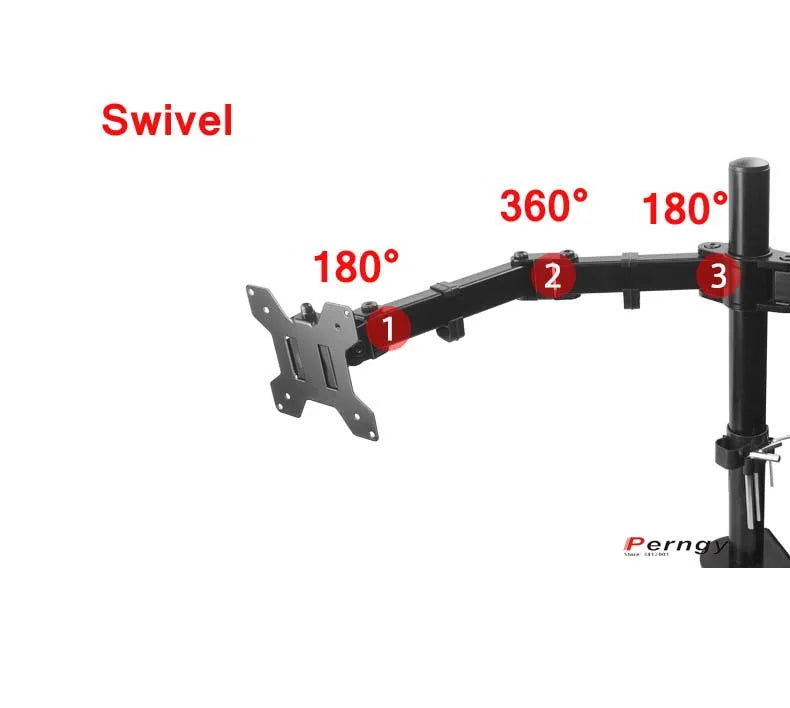 D-MOUNT MS02 9.9kg each head Full Motion 360 rotate Dual 10