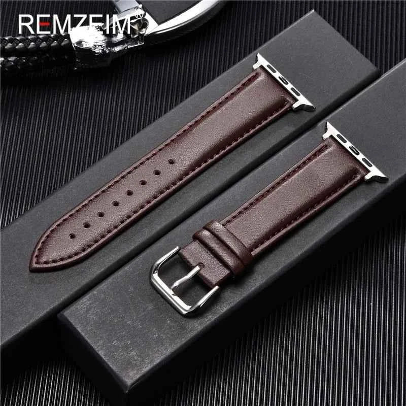 Casual PU Leather Strap for Apple Watch Band 49 45 44 42mm iwatch Ultra 8 7 6 5 4 3 SE Watch Accessories Wristband 41 40 38mm