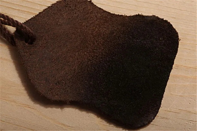 Vintage Crazy Horse Genuine Leather Men Briefcase Business Bag Large Leather Briefcase Male 15.6