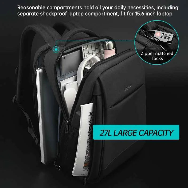Tigernu Travel Backpacks For Men Anti Theft Backpack 14-15.6inch Laptop Male Backpack Casual Backpack For School Backpacks Male