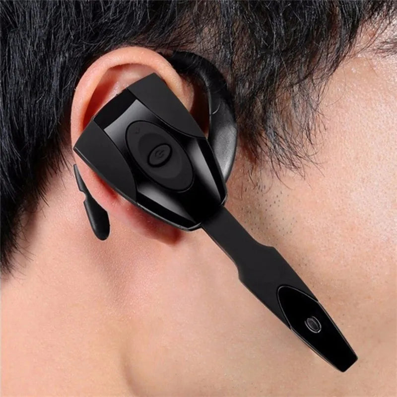Business Bluetooth Headset With Microphone Rechargeable Long Standby Driving Car High Sensitivity Handsfree Wireless Headphones