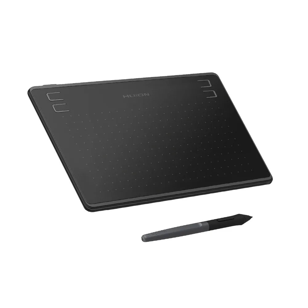 Huion HS64 Graphics Tablet 6x4 Inch Ultrathin Tablet for Beginner Drawing 4 Customized Press Keys, Android Phone Easy Connection