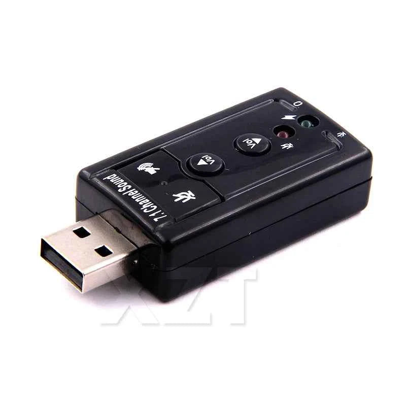 VIRTUAL 7.1 External USB Sound Card USB to Jack 3.5mm Headphone Audio Adapter Micphone Sound Card For Mac Android Linux