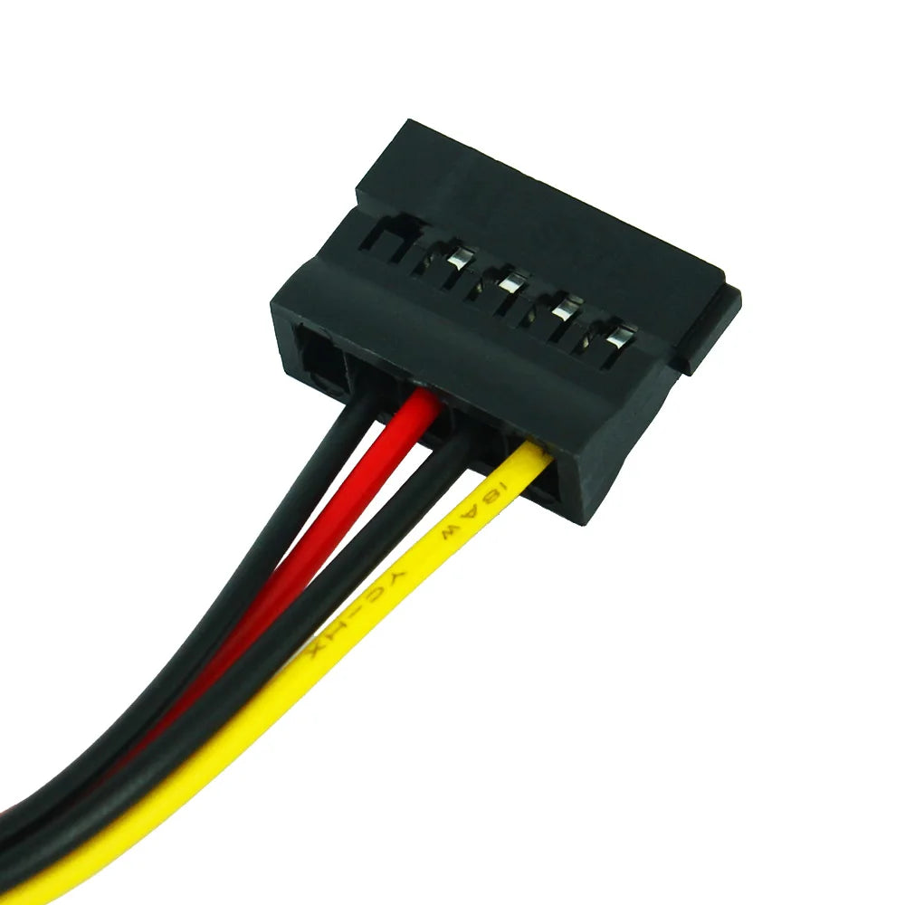 IDE/Molex/IP4/4-Pin Male to SATA Female Power Cable 15 Pin Connector Converter Cable Adapter for Computer Cable Adapters