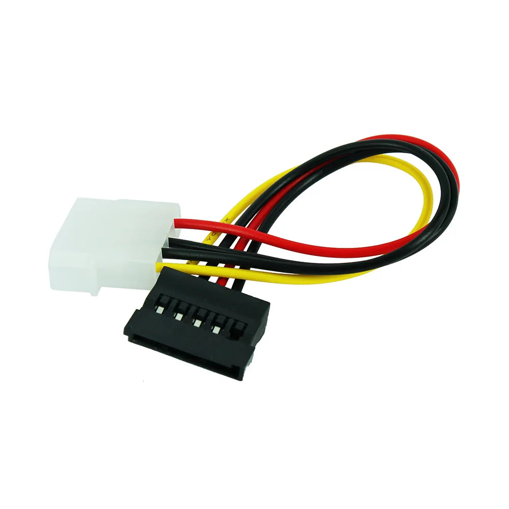 IDE/Molex/IP4/4-Pin Male to SATA Female Power Cable 15 Pin Connector Converter Cable Adapter for Computer Cable Adapters
