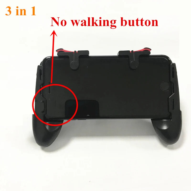 For Phone L1R1 Grip with Joystick / Trigger L1r1 Fire Buttons For iPhone 8 Android IOS Mobile Gamepad For Pubg Controller Holder