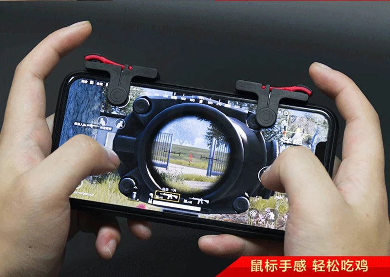 For Phone L1R1 Grip with Joystick / Trigger L1r1 Fire Buttons For iPhone 8 Android IOS Mobile Gamepad For Pubg Controller Holder