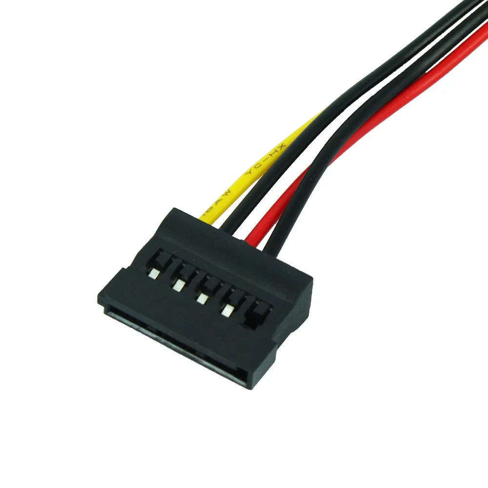 IDE/Molex/IP4/4-Pin Male to SATA Female Power Cable 15 Pin Connector Converter Cable Adapter for Computer Cable Adapters