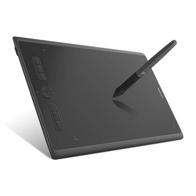 HUION Inspiroy H610X Graphics Tablet Tilt Function Battery Free Digital Pen Tablets Support PC Android Device MacoS ChromeOS