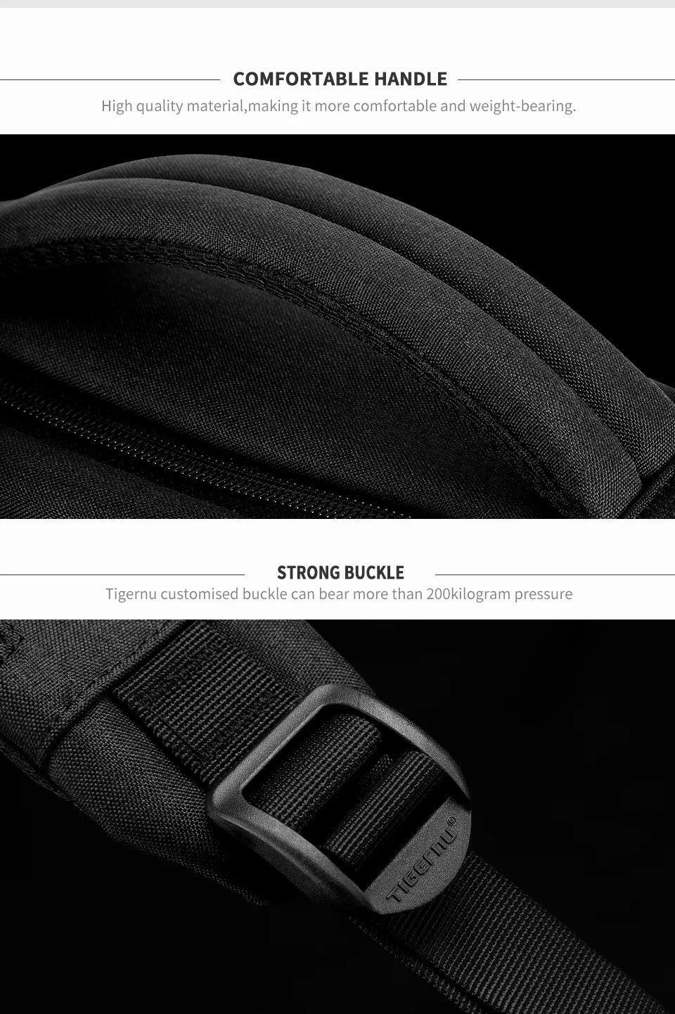 Tigernu Travel Backpacks For Men Anti Theft Backpack 14-15.6inch Laptop Male Backpack Casual Backpack For School Backpacks Male