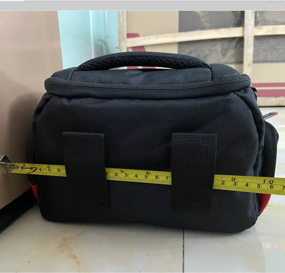 Fosoto Fashion Professional DSLR Camera Bag Waterproof Digital Shoulder Bag Video Camera Case For Sony Lens Canon Nikon Pouch