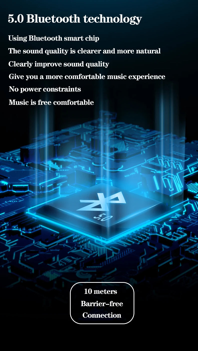 Computer Audio Desktop Notebook Long Multimedia Gaming Bluetooth Speaker Game Subwoofer 7 Color LED Lights/FM