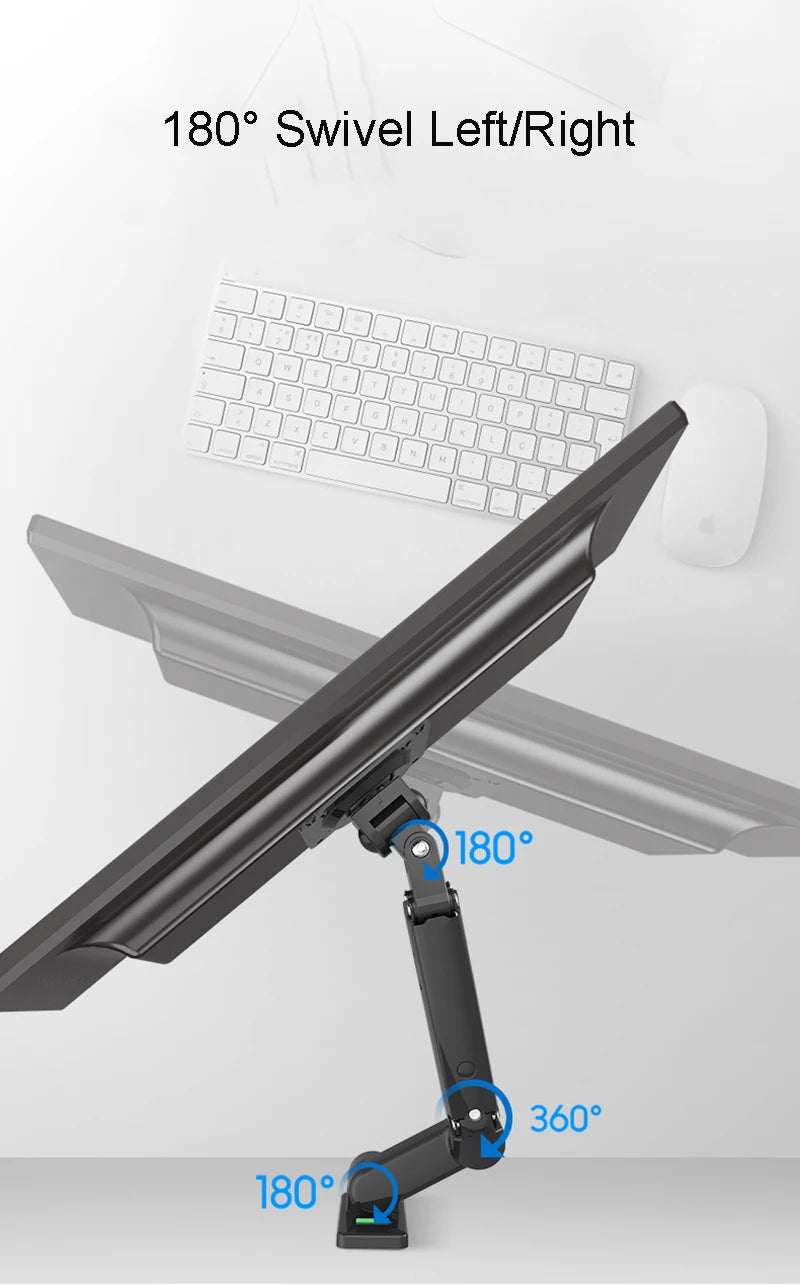 New NB F150 Gas Spring 17-35 inch LED TV Wall Mount Monitor Holder Ergonomic Mount Arm Max. VESA 100*100mm Loading 3-12kgs