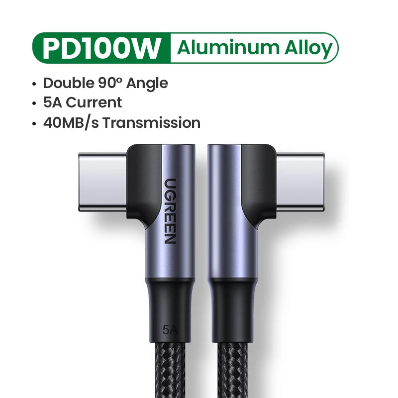 USB C to USB C Cable, PD100W, USB Type C Charging Cable for MacBook Pro iPad Pro 2020 Samsung Quick Charger USB - WinSupport Tech