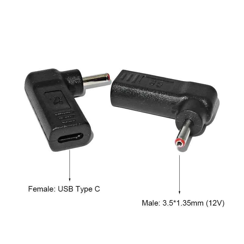 USB C Type C PD to 3.5X1.35mm 12V DC Power Supply Adapter Charging Converter for Thomson Computer SP-NEOS13 4GR32 NEO14A