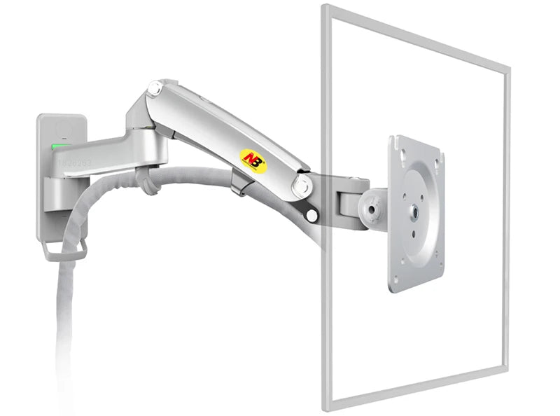 New NB F150 Gas Spring 17-35 inch LED TV Wall Mount Monitor Holder Ergonomic Mount Arm Max. VESA 100*100mm Loading 3-12kgs