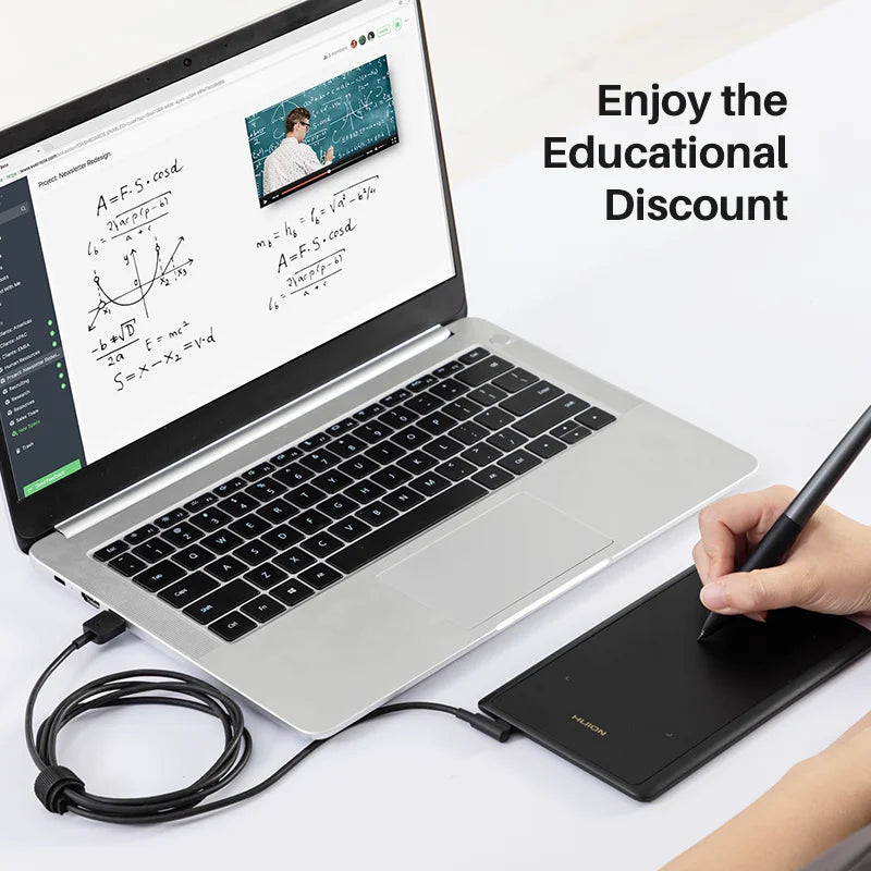 4x2.6 Inch Huion H420X Graphics Tablet Drawing Tablets Ultra Thin Signature Pad Type C Easy Connect to Android Phone Windows PC