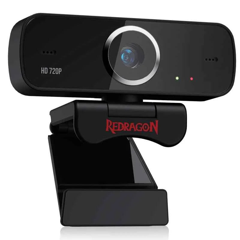Redragon GW600 720P Webcam Built-in Dual Microphone Computer Web Camera For Online Courses Video Conferencing Streaming
