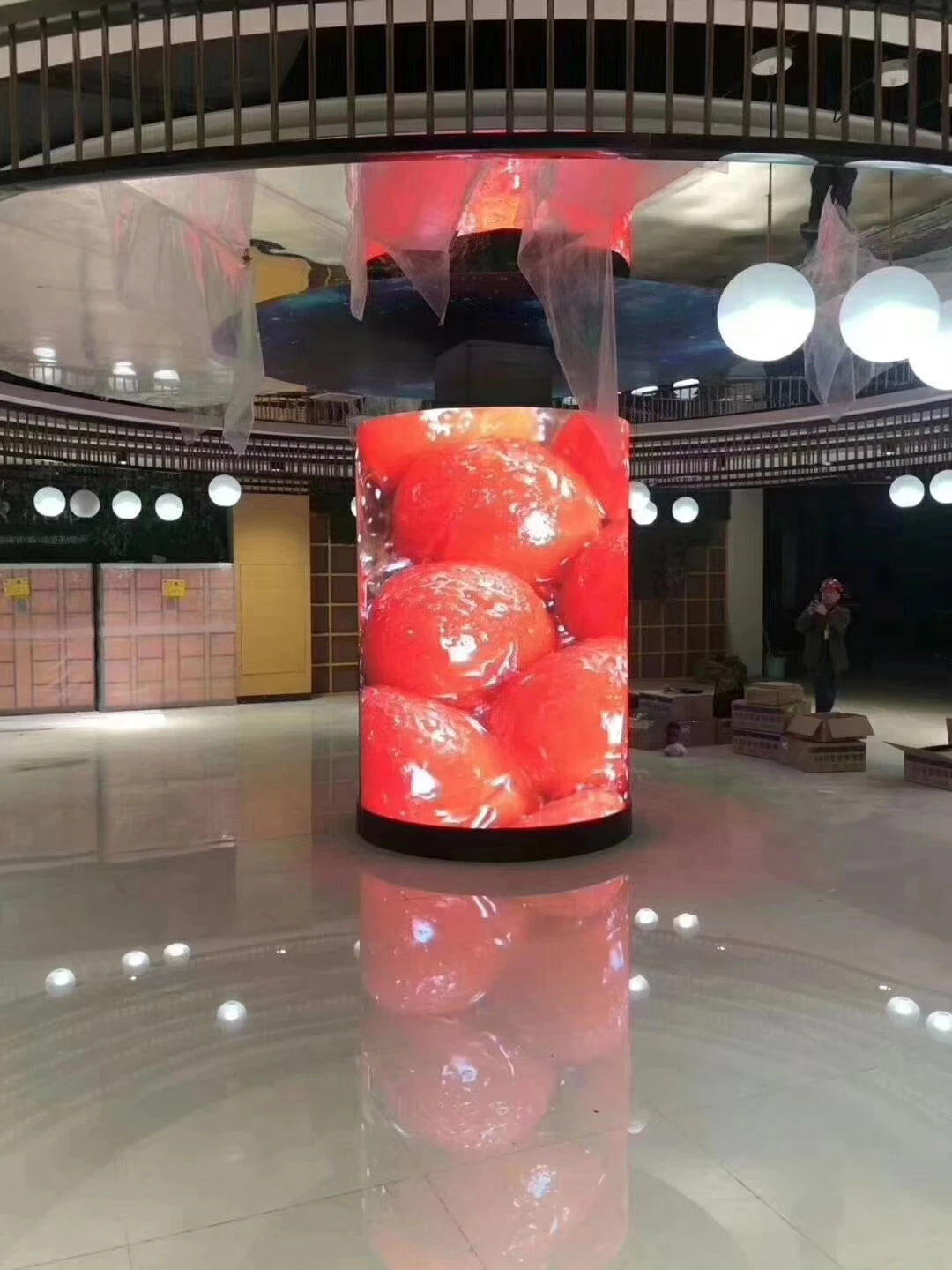 P1.875 Indoor Flexible Display Panel 240x120mm LED Screen Module Full Color Circular Advertising Show Business the Best Choice