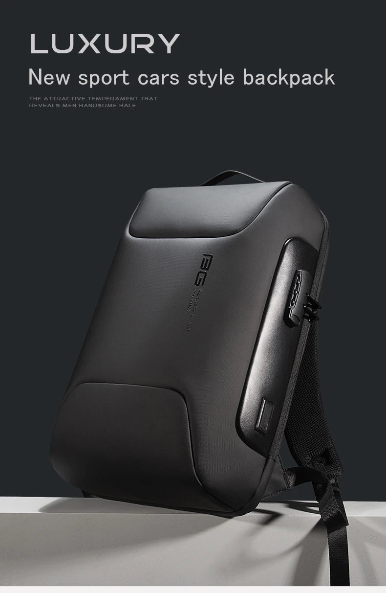 BANGE Anti-Thief 15.6 inch Laptop Backpack with Lock Multifunctional Backpack WaterProof for Business Shoulder Bags for Travel