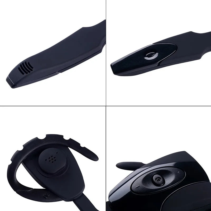 Business Bluetooth Headset With Microphone Rechargeable Long Standby Driving Car High Sensitivity Handsfree Wireless Headphones