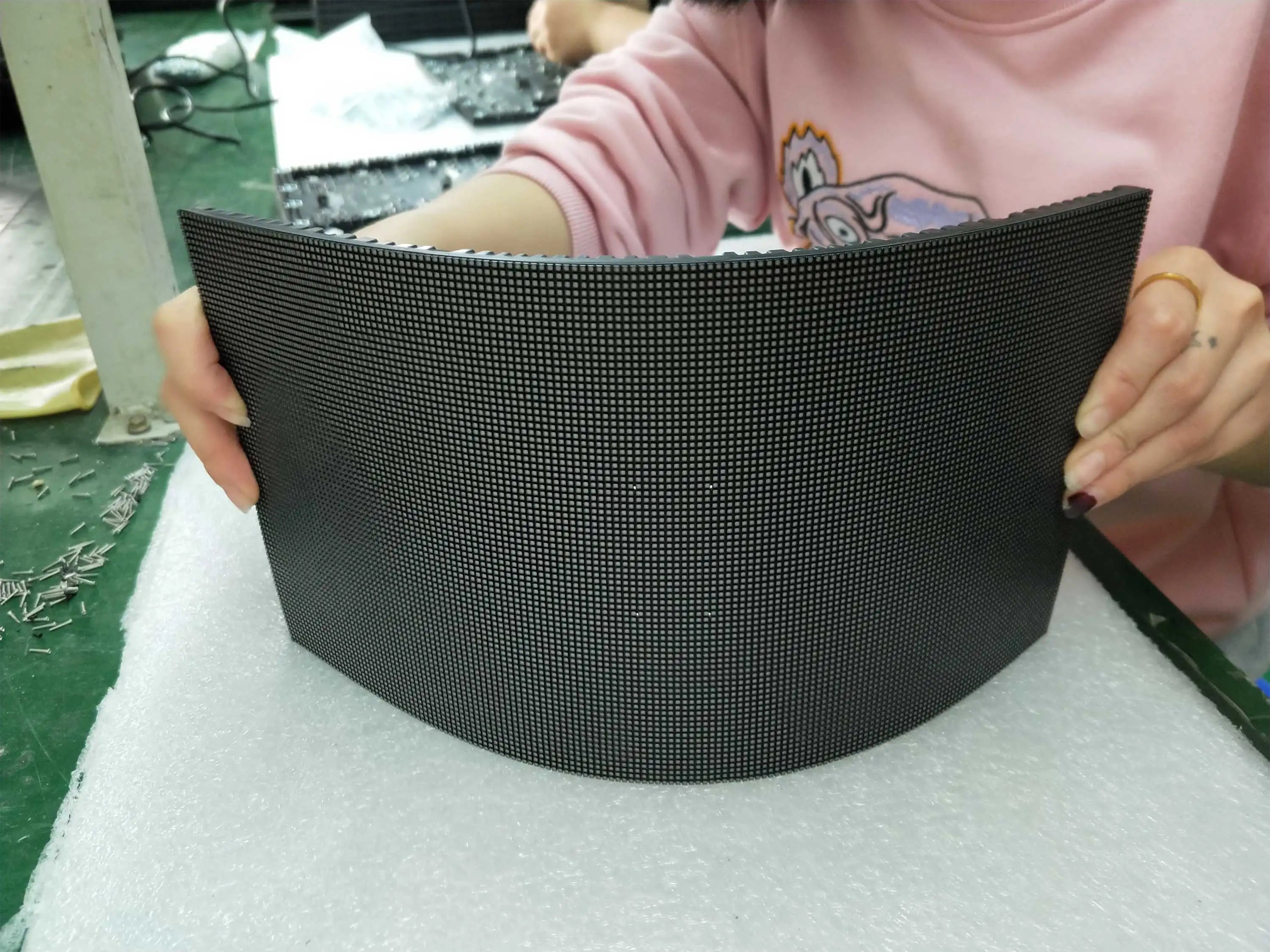 P1.875 Indoor Flexible Display Panel 240x120mm LED Screen Module Full Color Circular Advertising Show Business the Best Choice