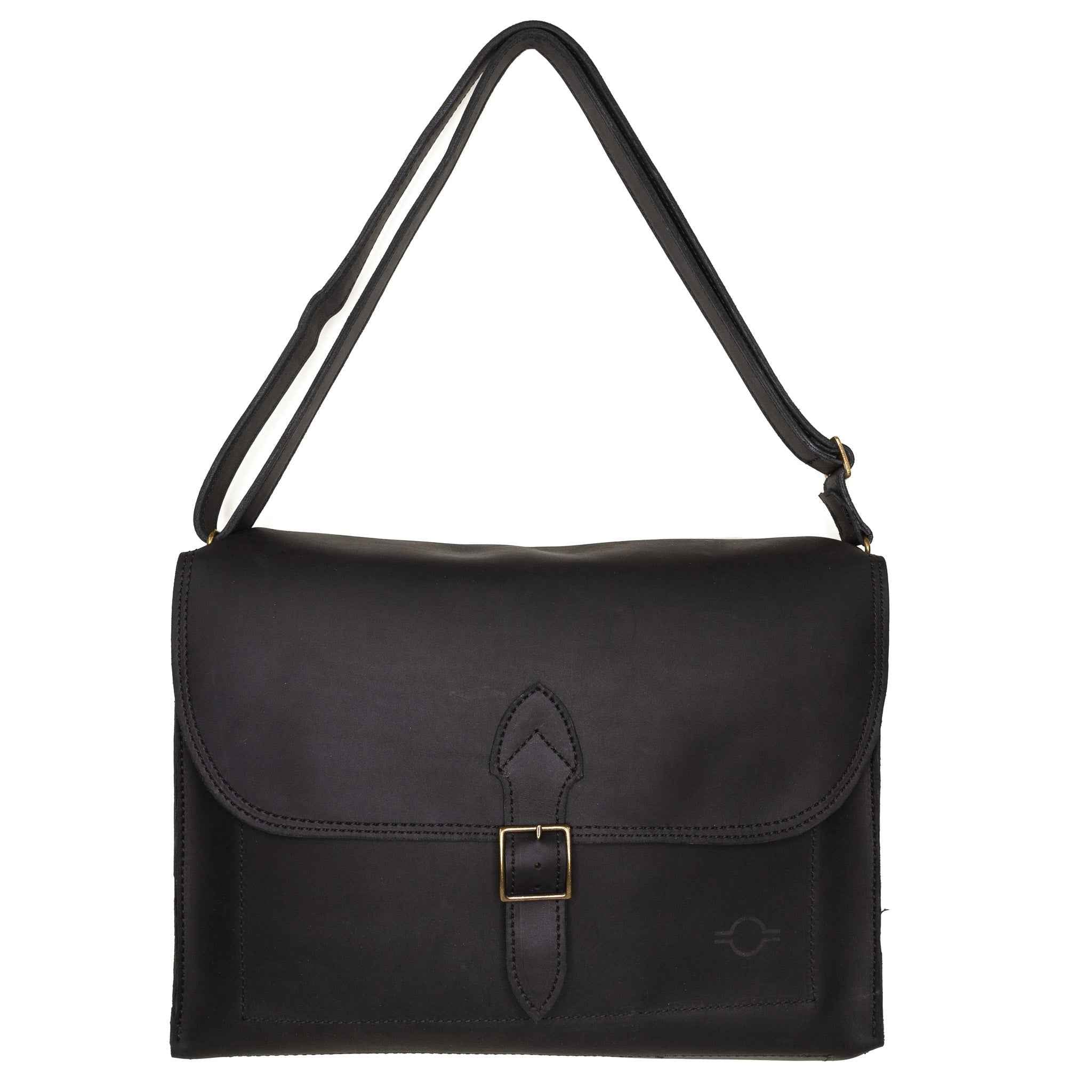 Ezra Laptop Bag: Black