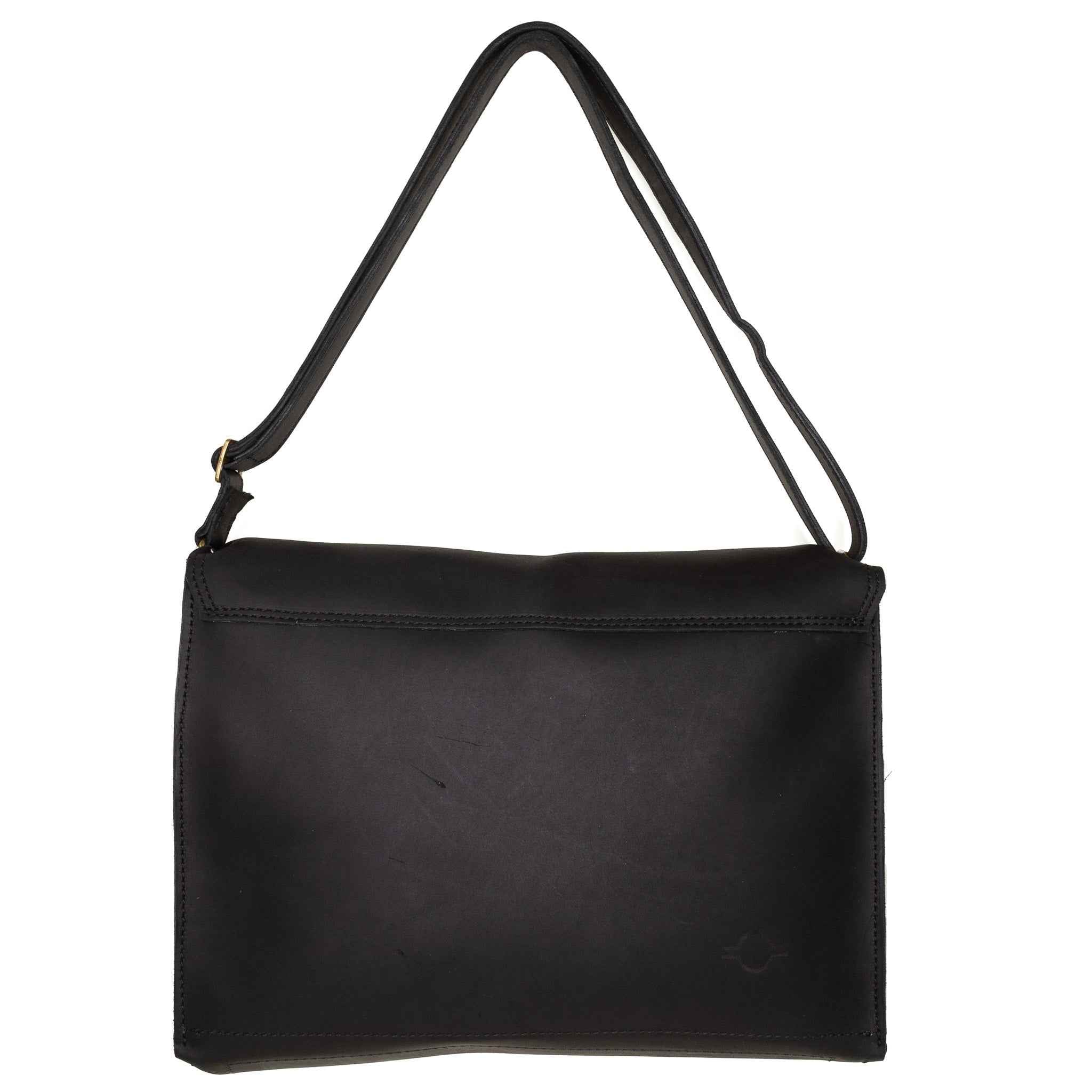 Ezra Laptop Bag: Black