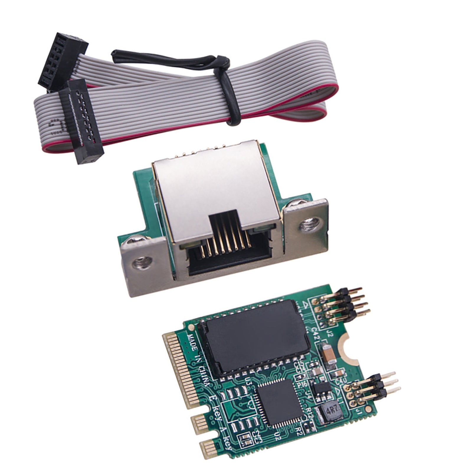 M.2 Key A+E 2.5G Gigabit Ethernet Network Lan Card RTL8125B Chipset Accessories 2.5G/1G/100M Multi-Gigabit M.2 Network Card