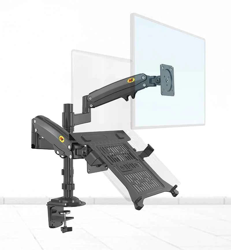 Desktop NB H180-FP Gas Spring Dual Arm for 17
