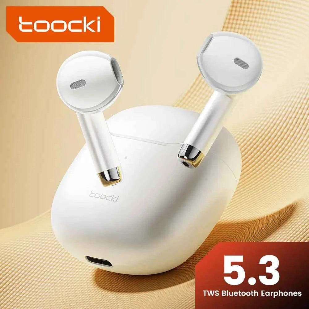 Toocki Wireless Bluetooth Headphones Bluetooth 5.3 TWS Earphones IPX4 Waterproof Mini Earbuds For Xiaomi Huawei Redmi All Phone