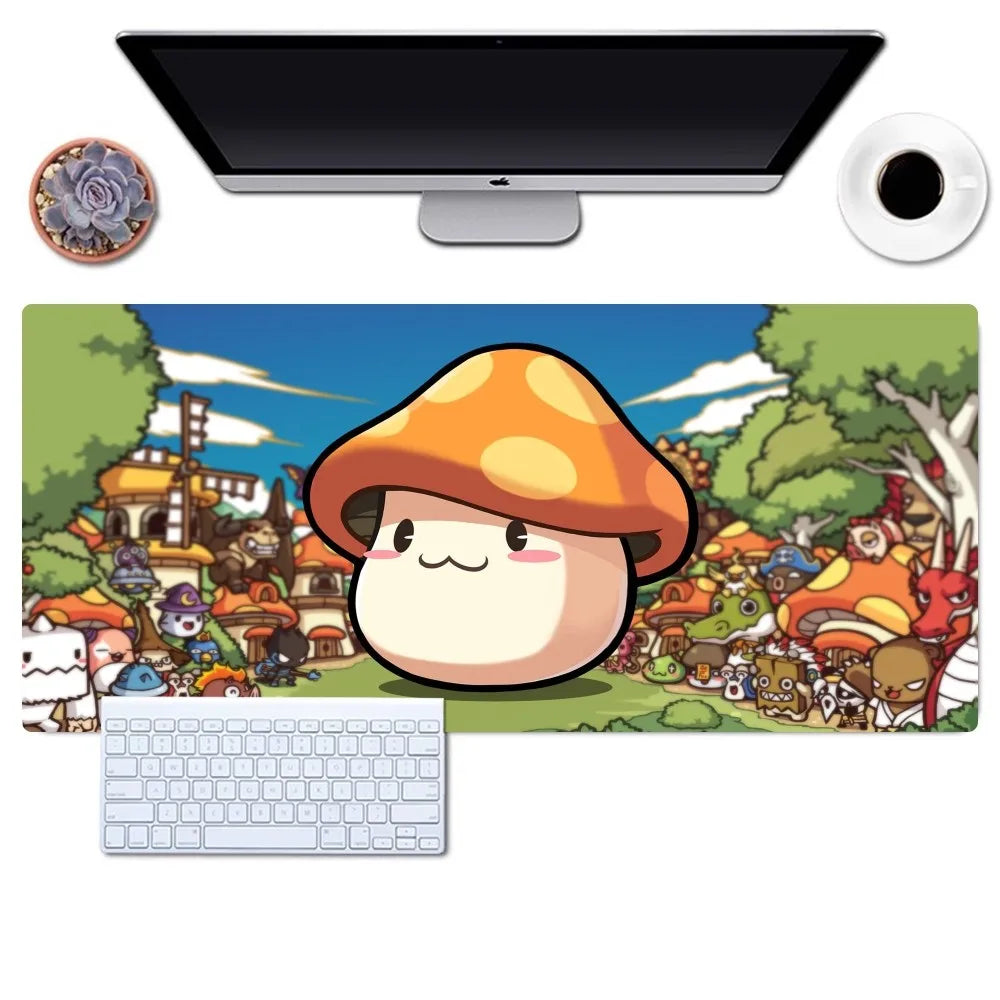Game Maplestory Mousepad Gaming Office Desk Pads Large For Computer Non-slip Lockedge Mouse Pad