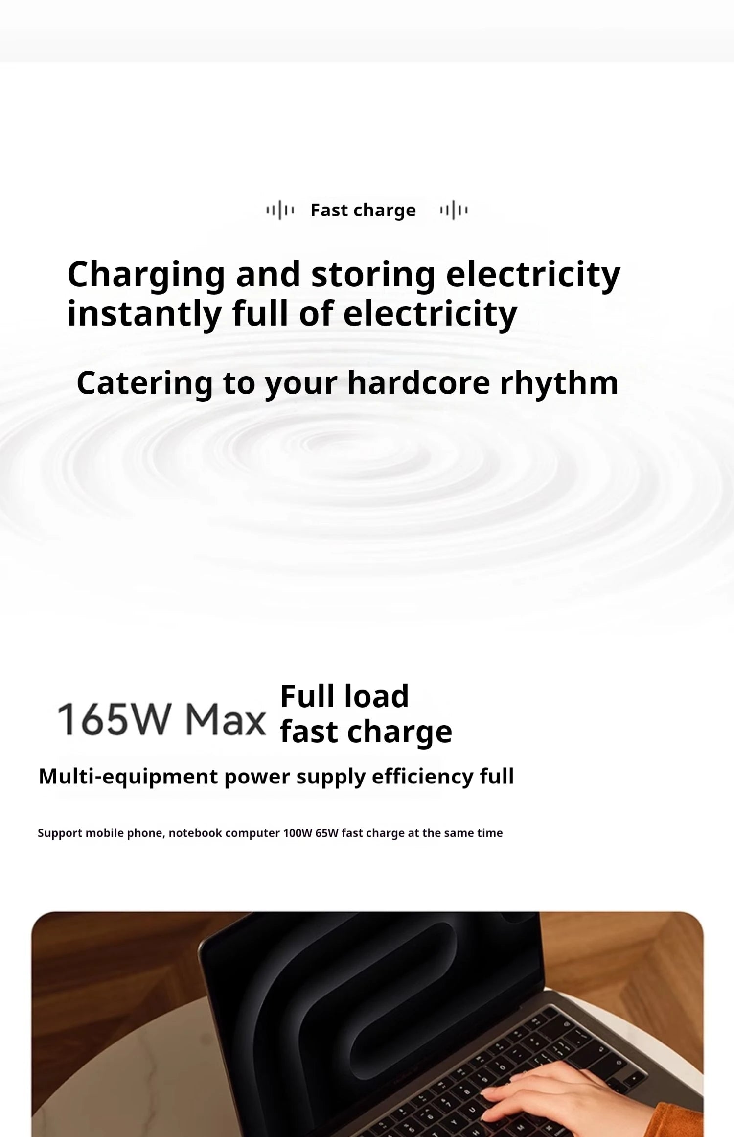 NEW Anker 165W Max Power Bank 25000mAh High Capacity Retractable Cables Fast Charge Mobile Phone Power Bank Gift Lightweight PC