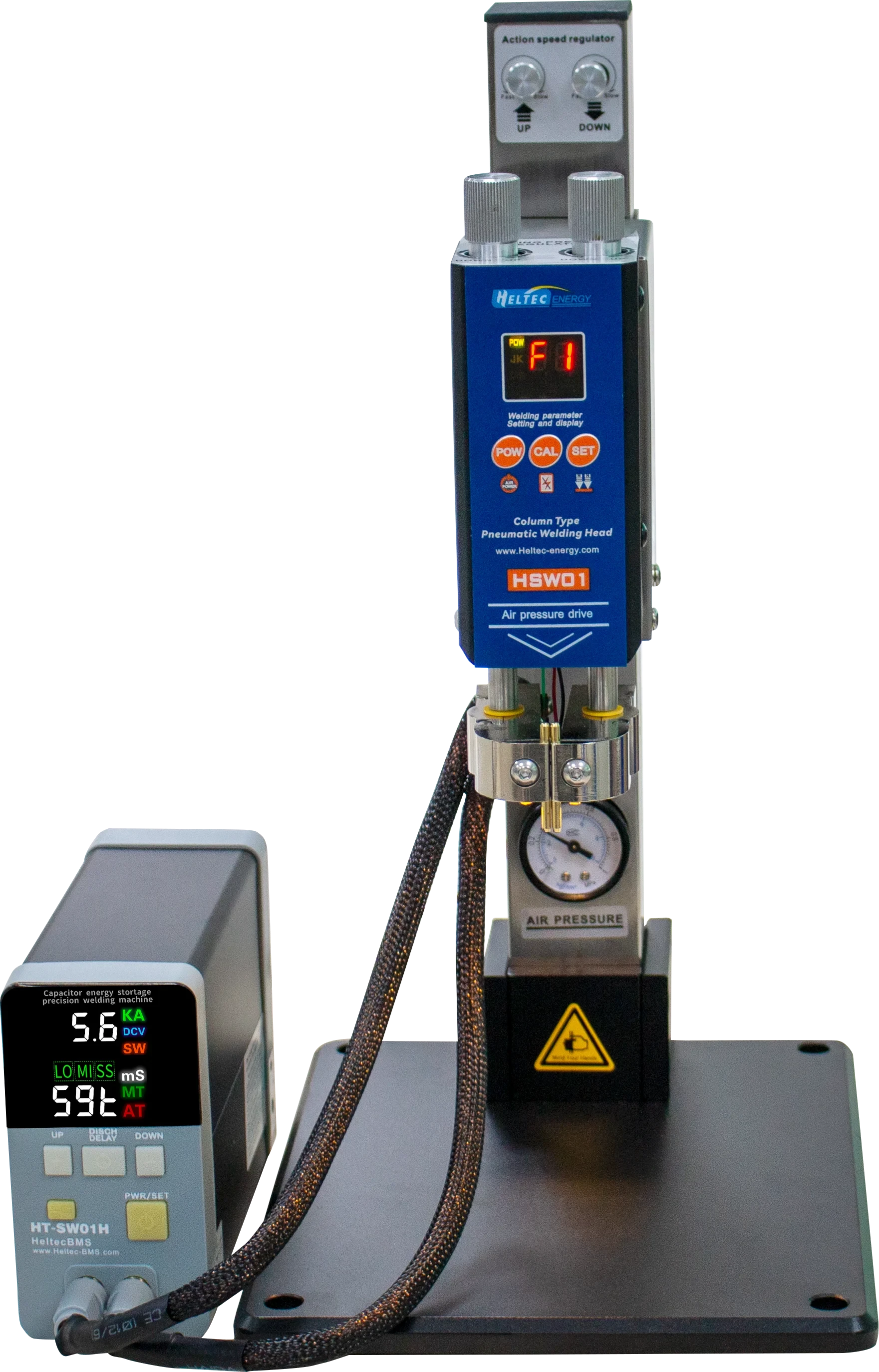 Heltec HT-SW01H/HT-SW02H 21kw/42kw Battery spot welding machine Flat Welding/Butt Welding Optional collocation air compressor