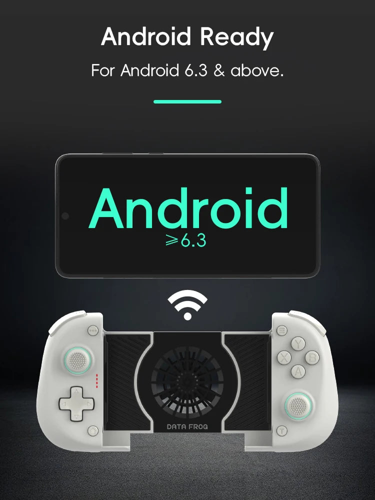 DATA FROG X3 Wireless Controller for Android Game Controller for Samsung Galaxy for PUBG Mobile