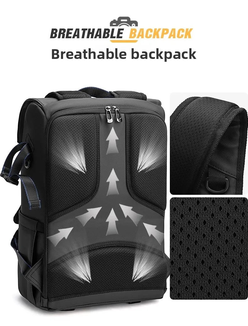 Camera bag - Large capacity double-shoulder photography bag - Camera backpack - Travel and outdoor photography bag