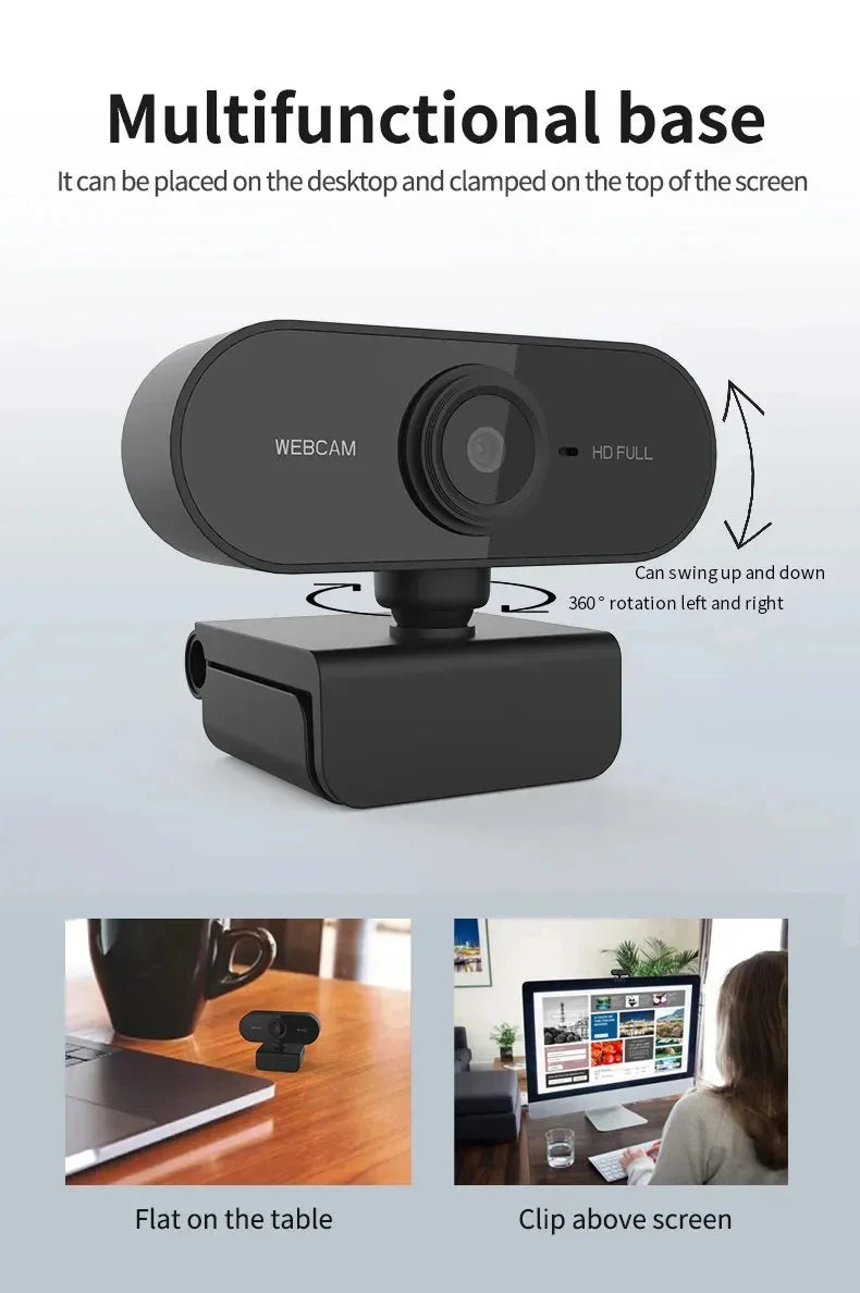 Online Course Webcam 1080P Camera Built-in Microphone High-definition Camera Laptop Conference Camera Without Driver USB Camera