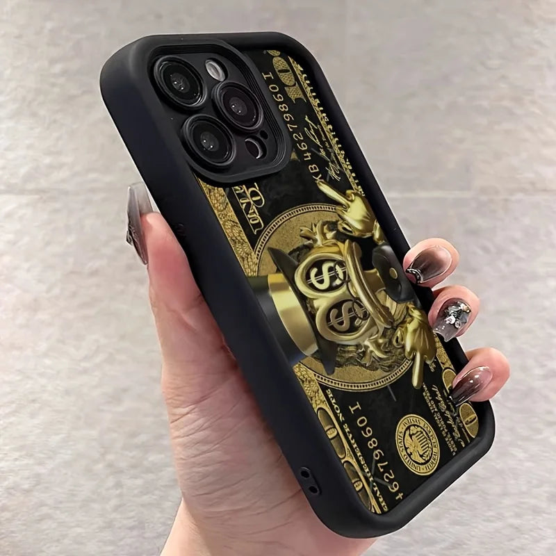 Popular USD Dollar Design Soft TPU Phone Case For iPhone 17 Air 16 15 14 13 12 11PROMAX Back Cover