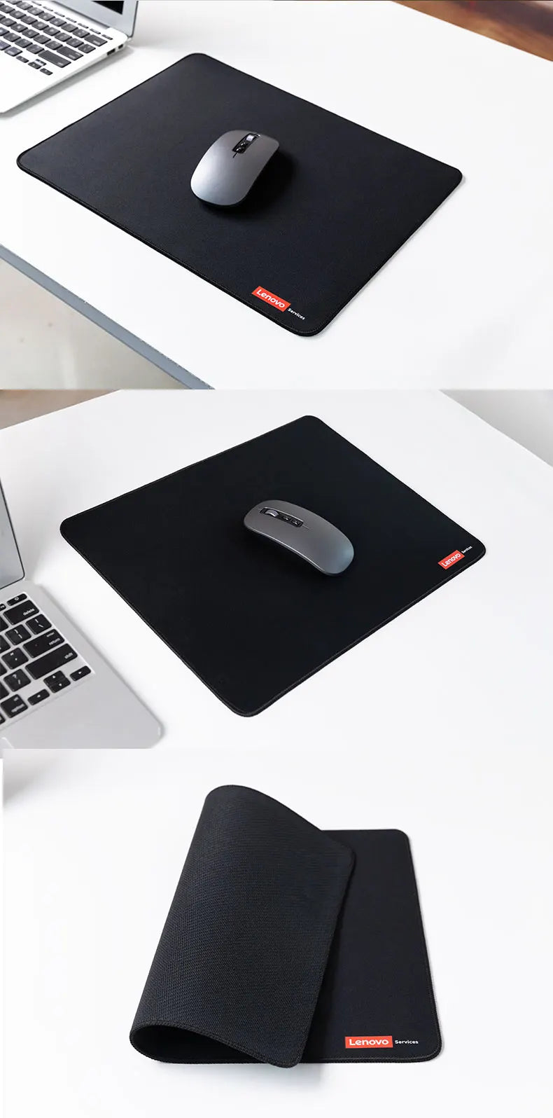 Lenovo E-Sports Gaming Extra-Thick Gaming Mouse Pad Portable Office Keyboard Desk Protector Computer Stain-Resistant Desk Pad