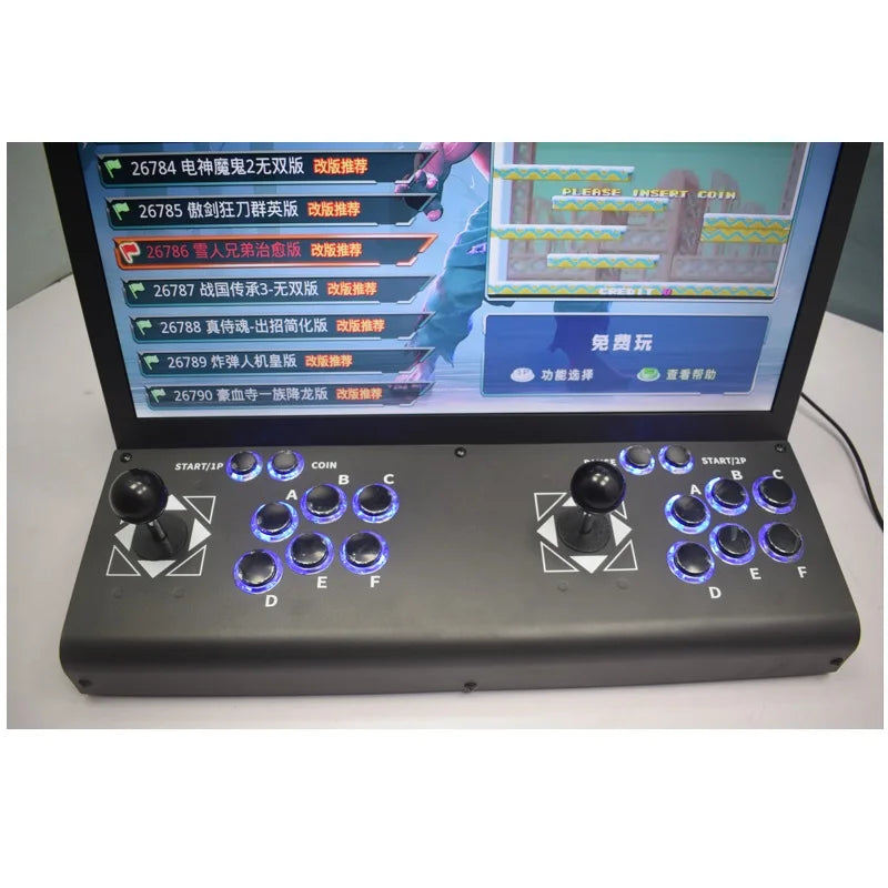 22 Inch LCD Arcade Bartop S812 3D H3 Pandora Box 23000 in 1 Double Joystick Button Arcade Machine with Coin Slot