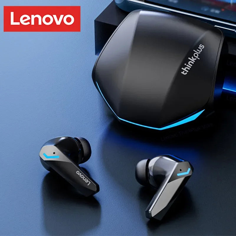 Choice Lenovo GM2 Pro TWS Wireless Bluetooth V5.3 Earphone HD Call Low Latency Headphones Dual Mode Music Gaming Earbuds GM2PRO