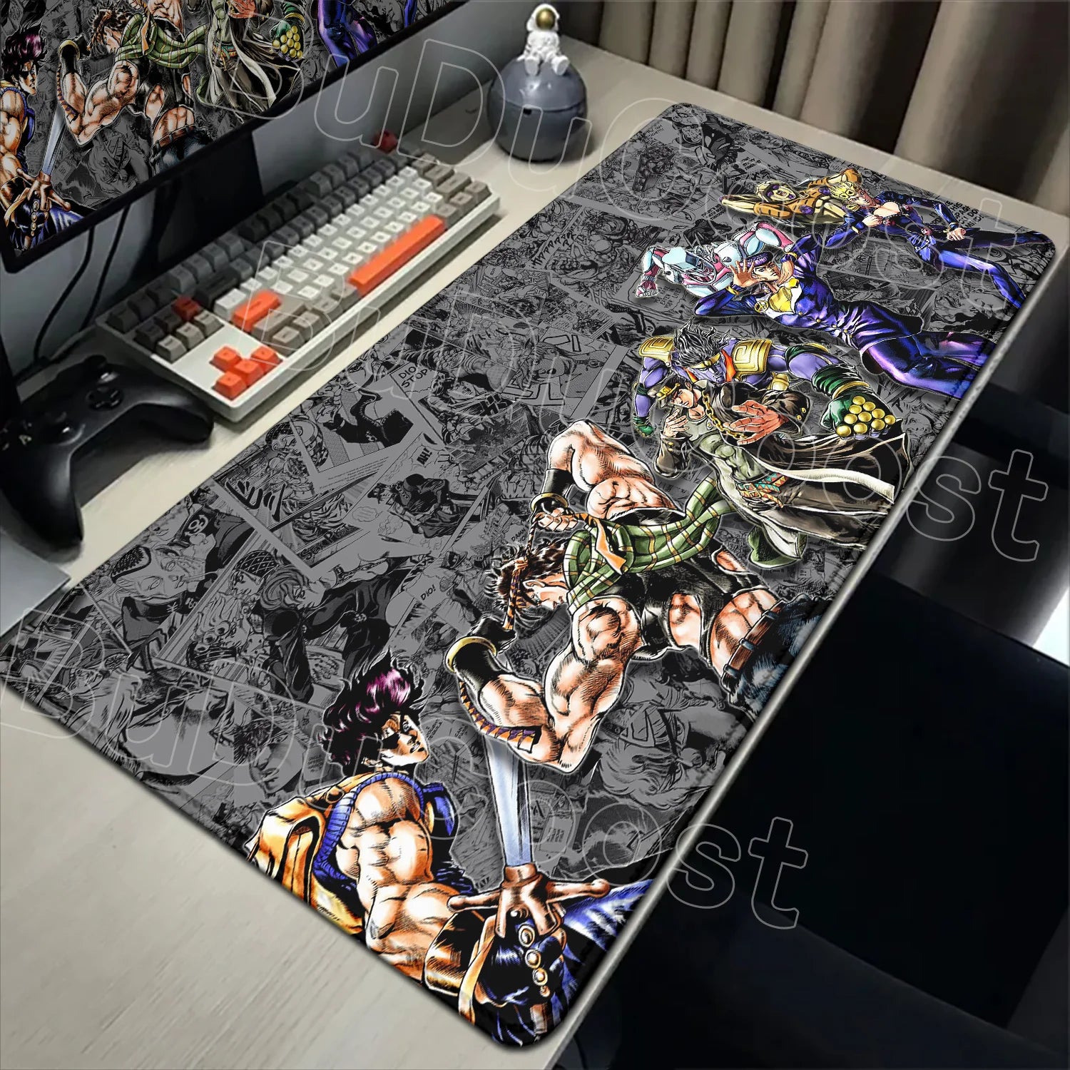 HD J-Jojo B-Bizarre A-Adventure Mouse Pad Gaming 900×400mm Mousepad Xxl Mouse Mat Offices Accessories Keyboard Pad Computer Desk