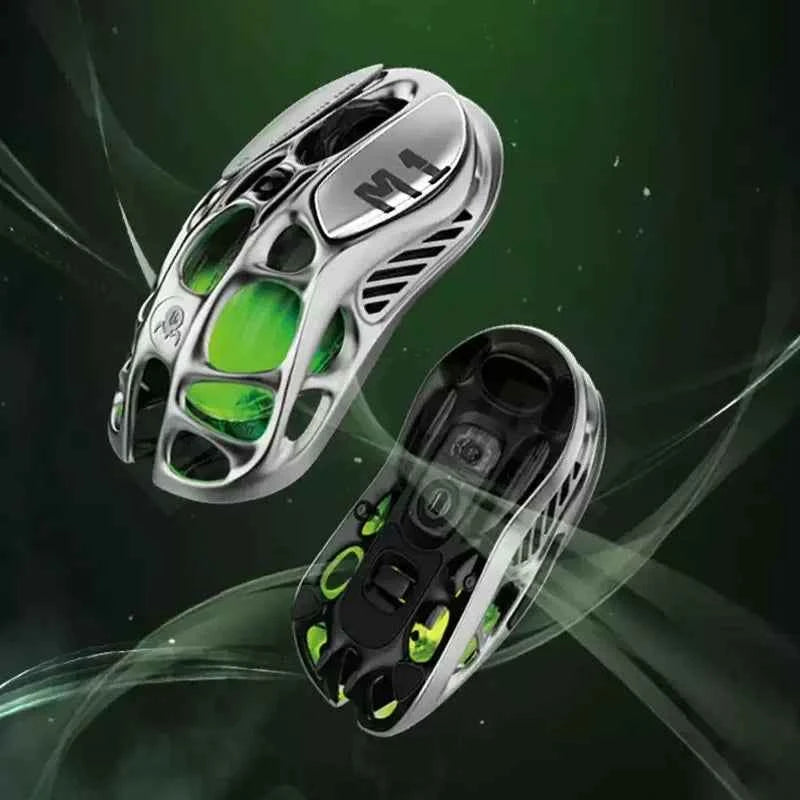 GravaStar M1 M2 Wireless Magnesium Alloy Gaming mouse PAW3395 4K 26000DPI bluetooth 2.4G wired Hollow design Gamer Mouse Gifts