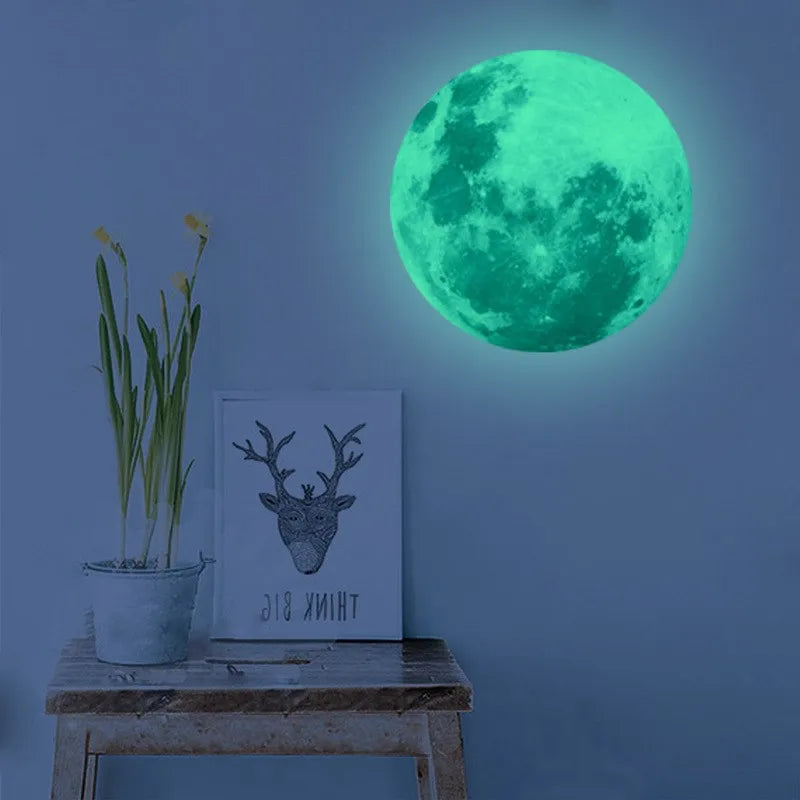 Cartoon Luminous Wall Stickers Glow In The Dark Fluorescent Rainbow Wall Decal For Kid Rooms Bedroom Ceiling Nursery Home Decor