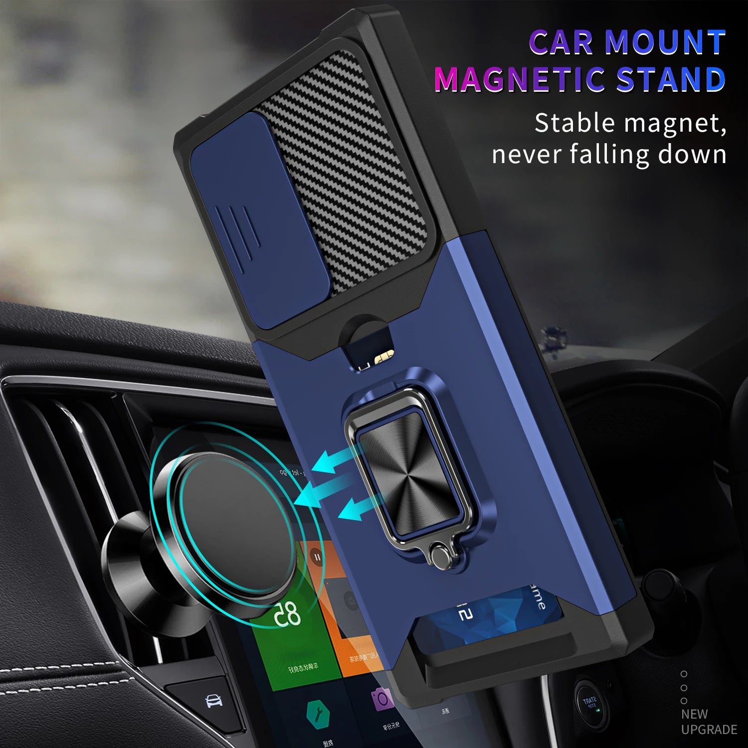 Card Slot Wallet Ring Holder Case For Samsung Galaxy S25 S24 S23 S22 Ultra S22 S23 Plus S21 Armor Kickstand Bumpers Cover