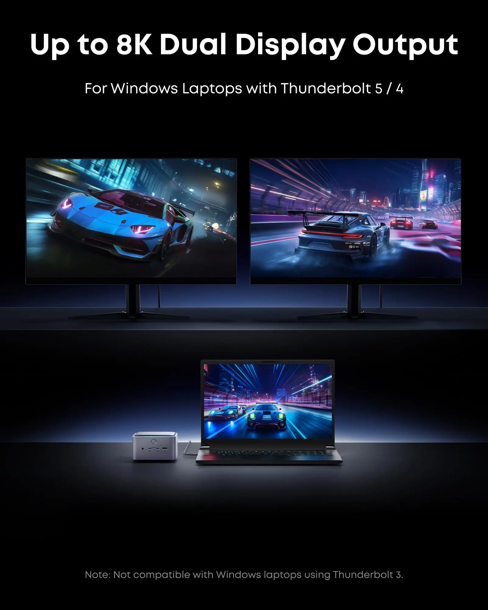 Anker Prime TB5 Docking Station, 14 Ports 140W Charging, 120Gbps Max Transfer, Up To 8K Display For Thunderbolt 5/4 Laptops