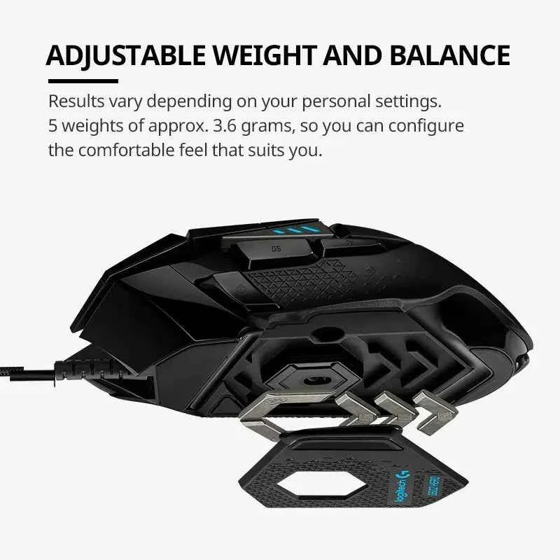 Original Logitech G502 HERO LIGHTSPEED Wired Gaming Mouse Wireless 2.4GHz HERO 25600DPI RGB Suitable For E-Sports Gamers Mouse