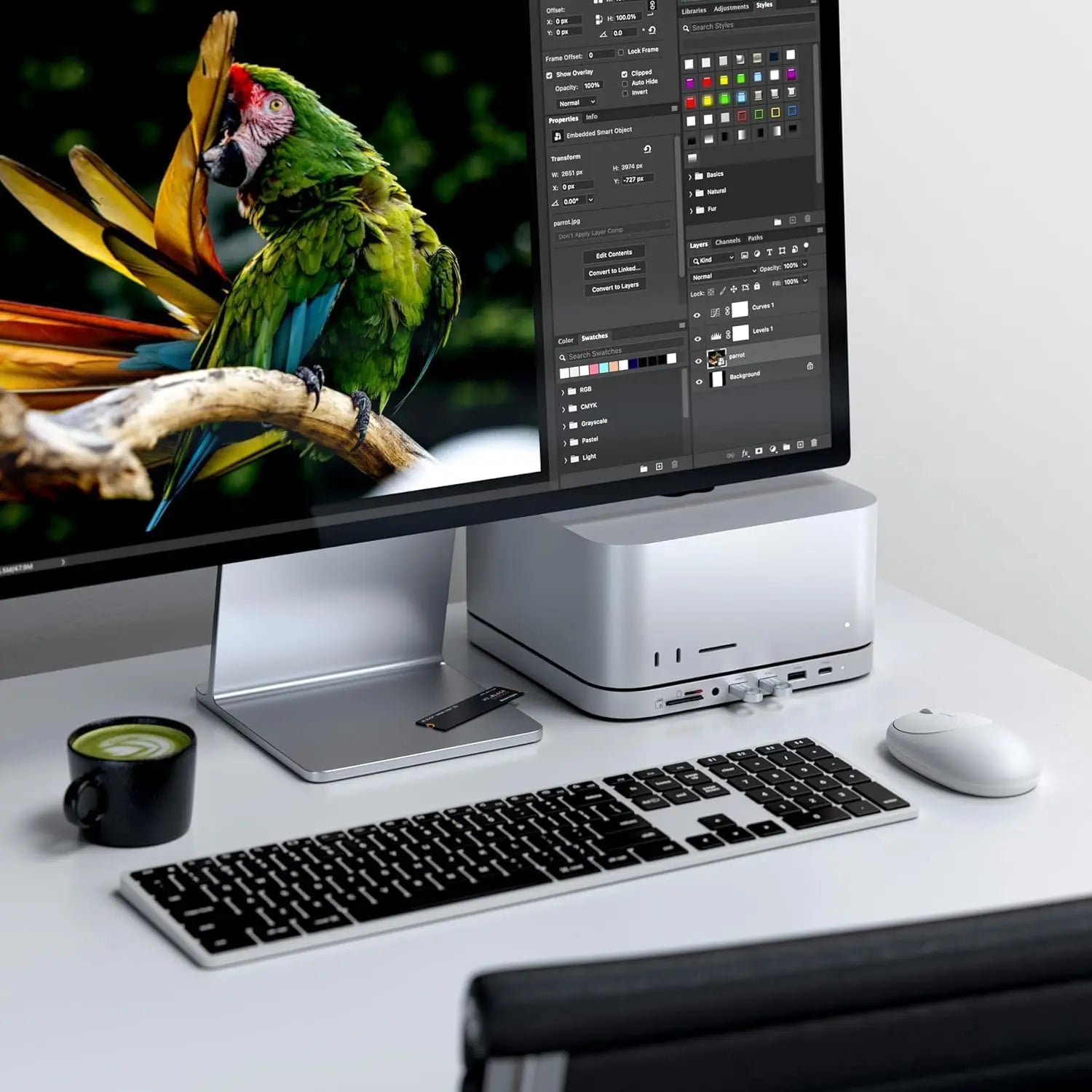 Multiport Mac Mini Hub with SSD Enclosure