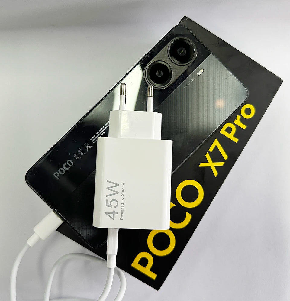 Original XIAOMI Charger 45W 33W Fast Turbo Charge Cable Usb C Travel Adapter Mi 11 10t Pro 10 11s Poco M7 X7 X5 X3 Redmi Note 15